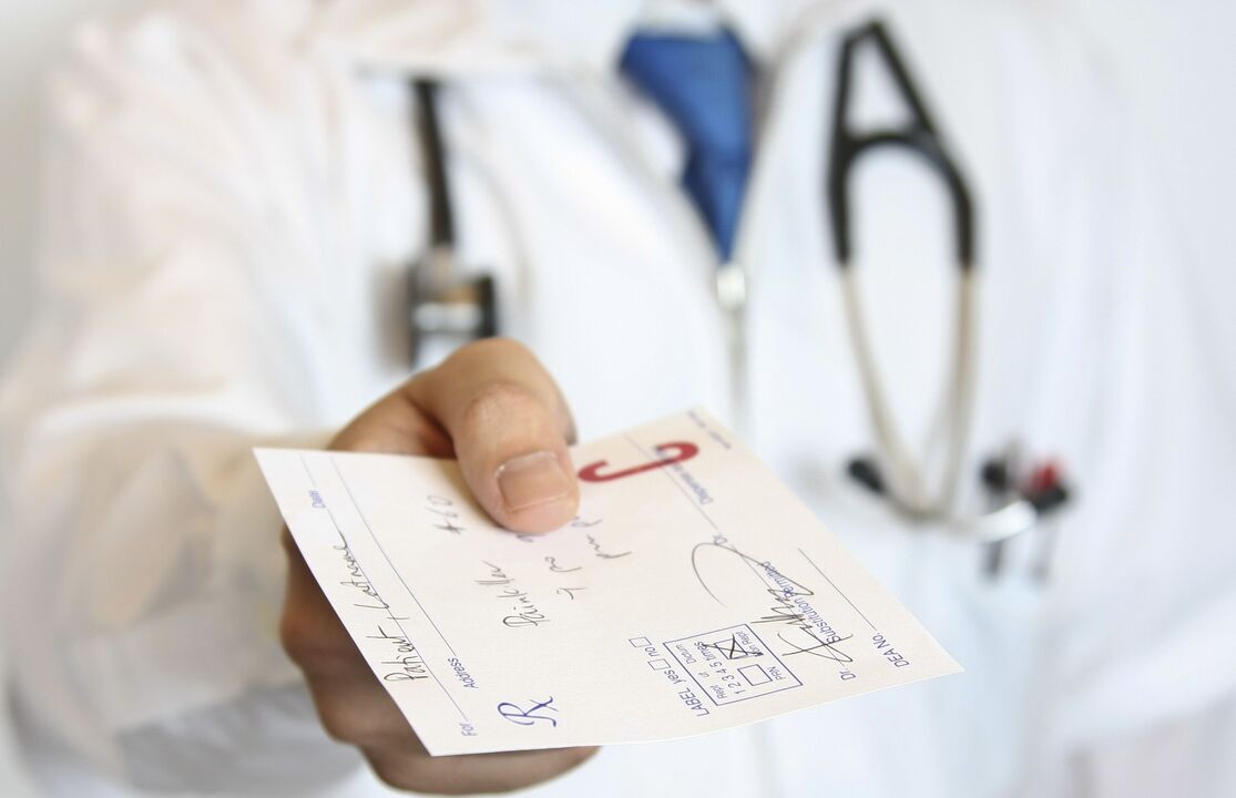 Den Dokter gëtt e Rezept fir d 